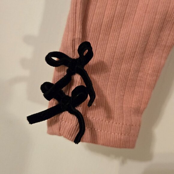 Rabbit bear pumpkin bow 2 pc set 12m - Picture 4 of 5